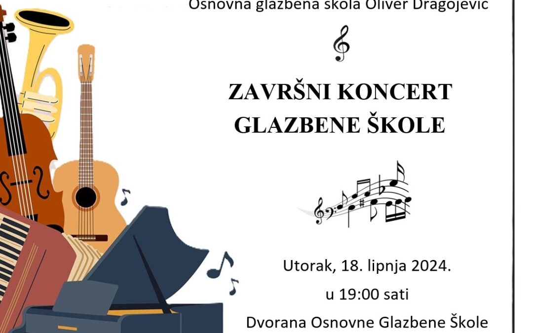 Završni koncert učenika glazbene škole