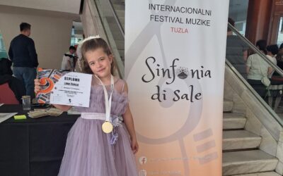 1. mjesto na međunarodnom natjecanju mladih muzičara