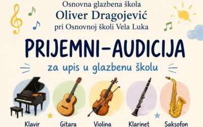 Prijemni – audicija za upis u glazbenu školu