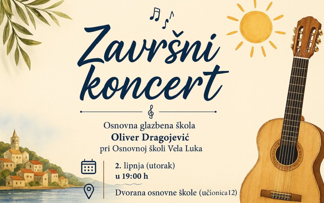 Završni koncert Osnovne glazbene škole